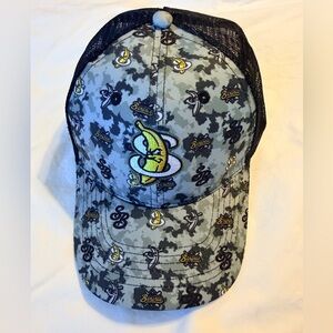 Savannah Bananas gray black camo trucker baseball hat